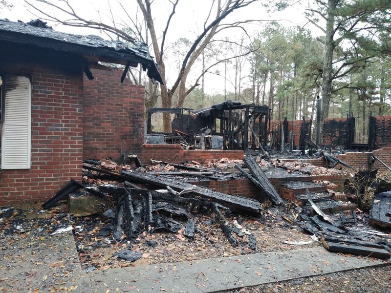 Sheila Hopson said she and her boyfriend believe a faulty space heater in the living room started the blaze that burned down their home. (Photo: Sheila Hopson)