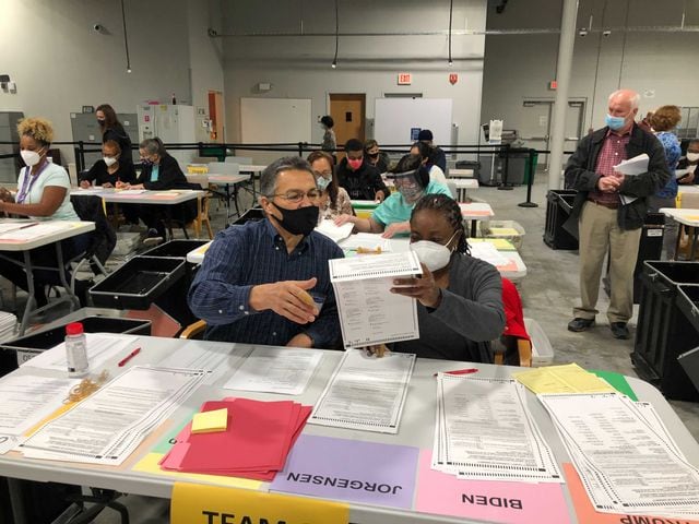 Georgia election recount from Saturday