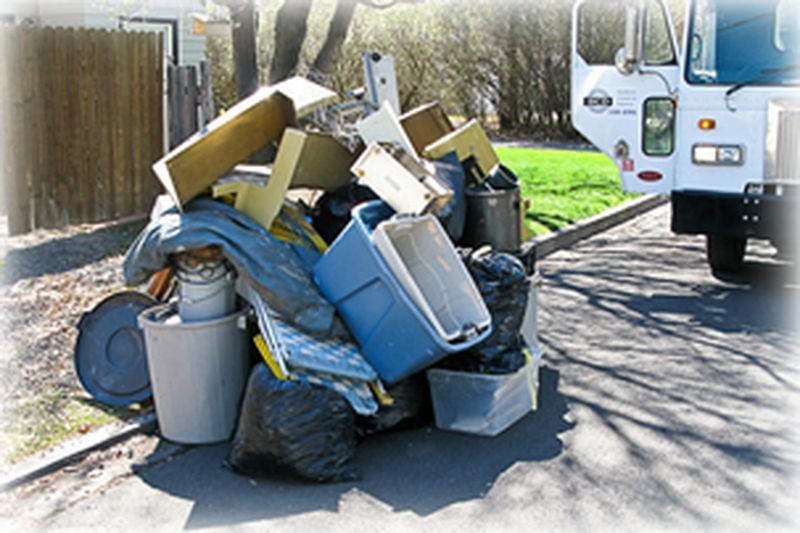 The city of Atlanta Department of Public Works provides garbage pick-ups for residents.