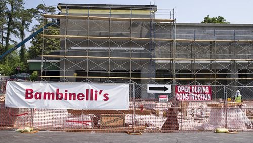 Bambinelli's is still open during the renovations at Sports Authority Village.