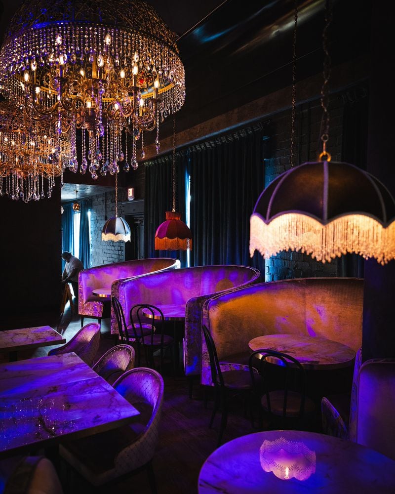 The interior of Damsel features Roaring 20's-inspired design elements. / Courtesy of Damsel