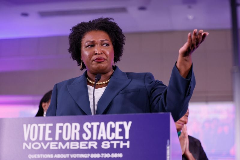 Democrat Stacey Abrams raised a record $113 million in her latest unsuccessful bid for governor, but she also still owes about $1.4 million. She set the previous fundraising mark for gubernatorial candidates in 2018, when she collected $27 million. (Miguel Martinez/The Atlanta Journal-Constitution/TNS)