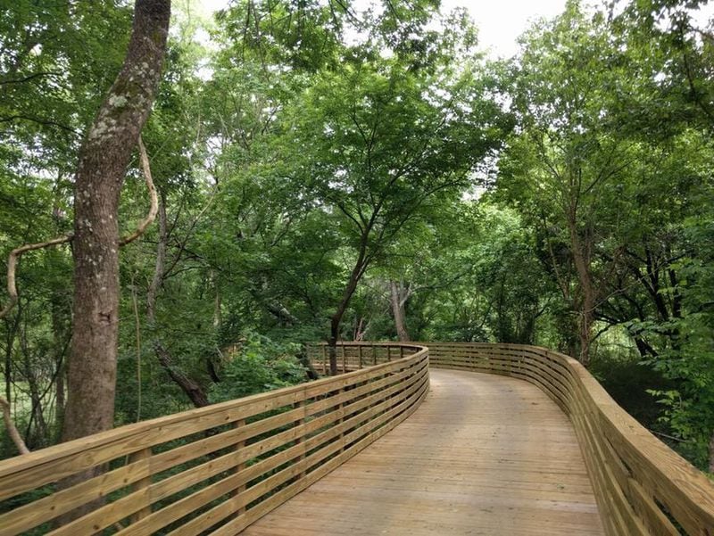 The South Peachtree Creek Trail extension from Mason Mill Park to North Druid Hills Road opens in late June. Ty Tagami/ttagami@ajc.com