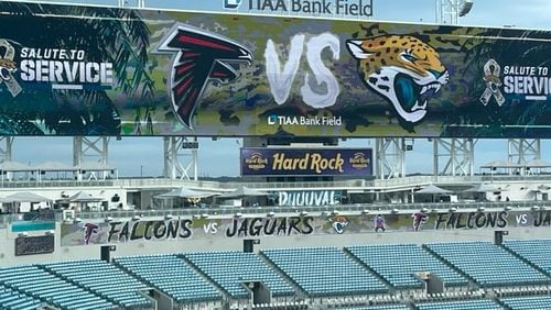 The Falcons (4-6) play the Jaguars (2-8) at 1 p.m. Sunday, Nov. 28, 2021.