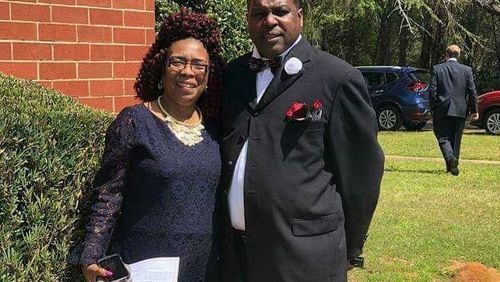 Marjorie and Nathaniel Franklin of Albany, shown here in a recent photo, caught the coronavirus at the beginning of the pandemic. Marjorie died on March 25, 2020, at the age of 66. Nathaniel was hospitalized the next day and died April 18, at the age of 65.  (Courtesy of Teri Franklin)