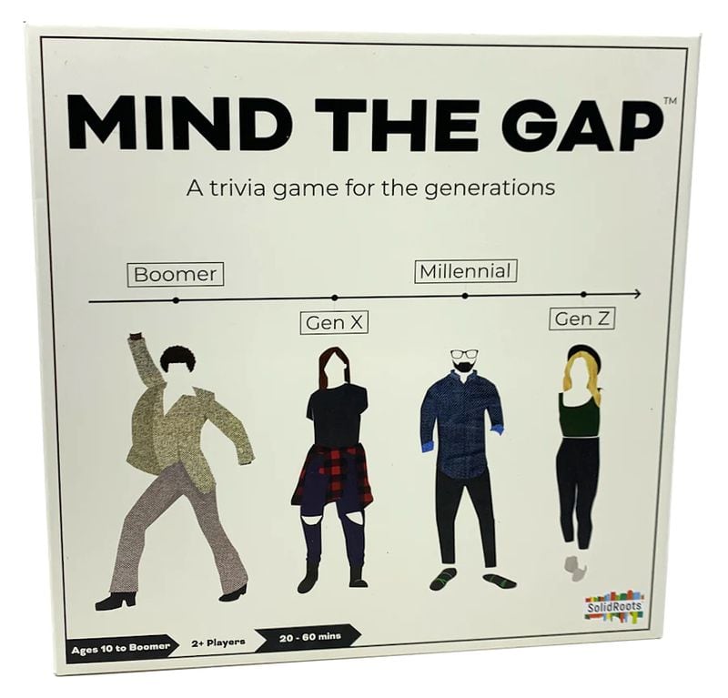 Get ready to answer, hum, dance or act out a range of pop culture trivia questions spanning several generations in the game, Mind the Gap.
(Courtesy of SolidRoots)
