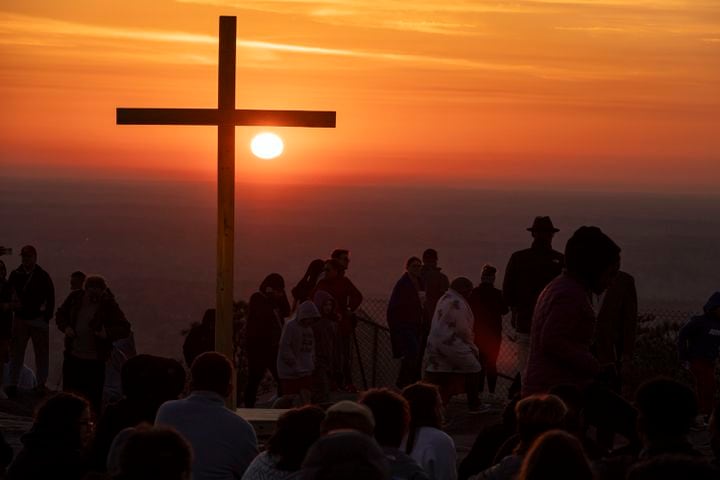 Easter sunrise service at Stone Mountain