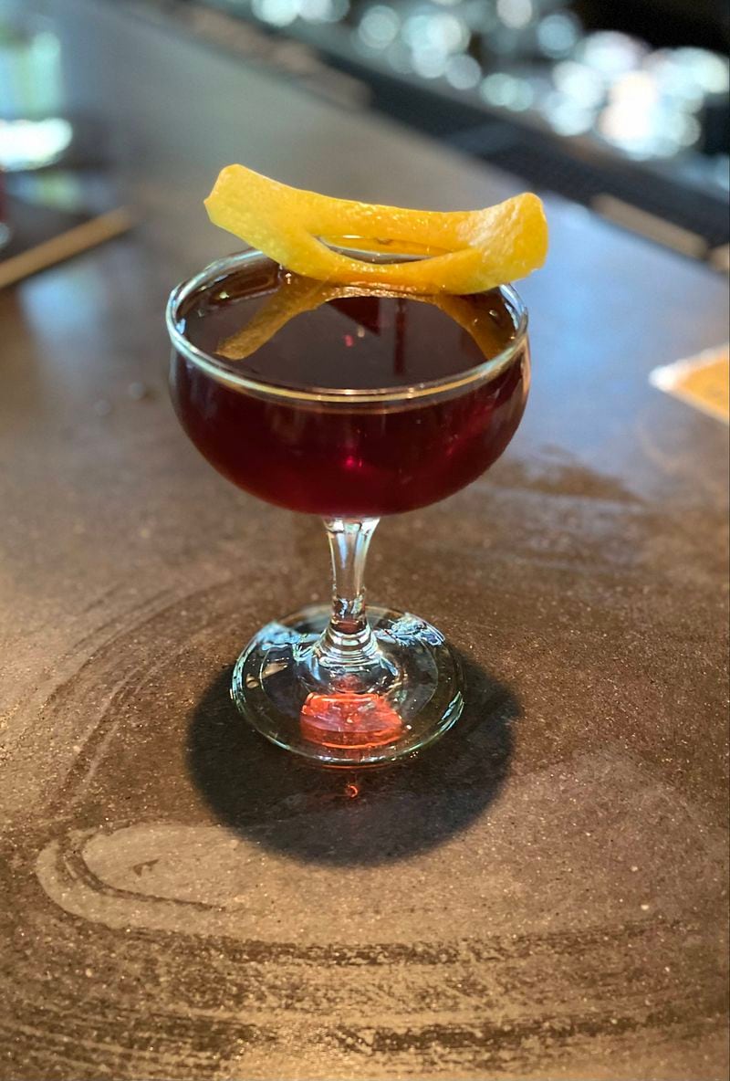 A Tipperary blends Irish whiskey, sweet vermouth and green Chartreuse. Angela Hansberger for The Atlanta Journal-Constitution