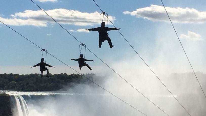 “I was enjoying watching people’s reactions in the first moments of their zip line ride at Niagara Falls in 2016,” wrote Linda Williams Dorage, Decatur. “Of course the line never goes above the falls, but when I turned around to follow the riders’ descent, I managed to capture this image.”