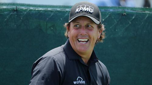 Does this man look worried about never having won a U.S. Open? (Warren Little/Getty Images)