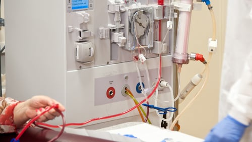 Nearly half of Georgia's dialysis centers are falling so short on patient safety and other standards that federal authorities are docking their pay, according to recent data.
