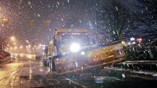 The Georgia Department of Transportation has a fleet of 135 plows it can deploy in the 21-county northeast Georgia region.
