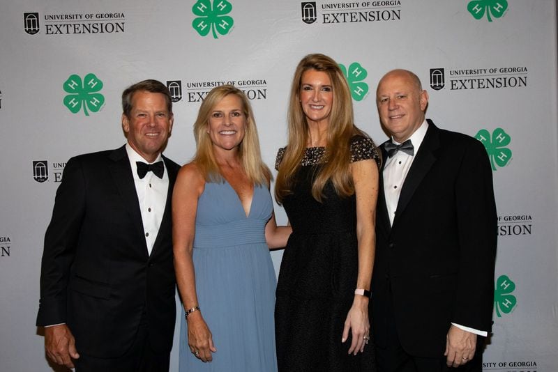 Gov. Brian Kemp, left, with First Lady Marty Kemp, Kelly Loeffler and husband Jeff Sprecher at the Georgia 4-H gala in August. On Wednesday, Gov. Kemp formally announced Loeffler as his selection to succeed Johnny Isakson as U.S. senator. SPECIAL to the AJC from Blane Marable Photography and Georgia 4-H