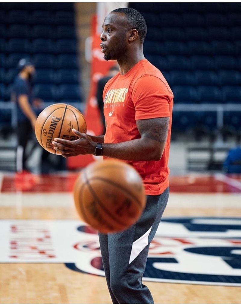 Former Georgia Tech guard Mfon Udofia has been an assistant coach with the College Park SkyHawks since 2019. (Courtesy College Park SkyHawks)