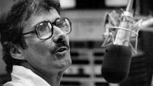 April 21, 1980 - Bobby Harper, DJ on radio station WKLS. (Calvin Cruce/AJC staff) 1980
