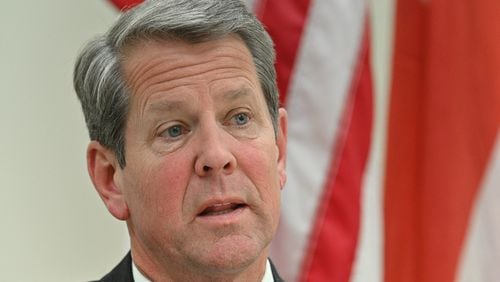 Gov. Brian Kemp said he will campaign for reelection based on his record of aggressively reopening the economy during the coronavirus pandemic, his approval of an anti-abortion law, his support for tax cuts and being a “true conservative that hasn’t wavered.” (Hyosub Shin / Hyosub.Shin@ajc.com)