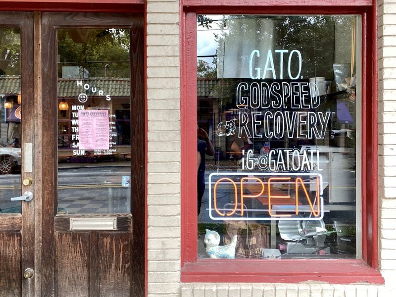 Gato's takeout menu focuses on breakfast and Mexican dishes. Wendell Brock for The Atlanta Journal-Constitution