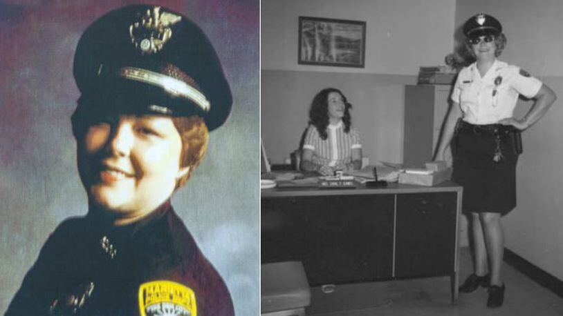 Susan Fuder, now 73, was the first female officer for the City of Marietta.