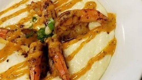 Southern Fusion Dining’s Blackened Shrimp and Grits  
Courtesy of Tiffanie Leaks