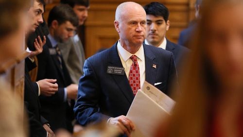 Georgia Senate President Pro Tem Butch Miller, R-Gainesville, announced Tuesday that he will run for lieutenant governor in 2022. BOB ANDRES / BANDRES@AJC.COM
