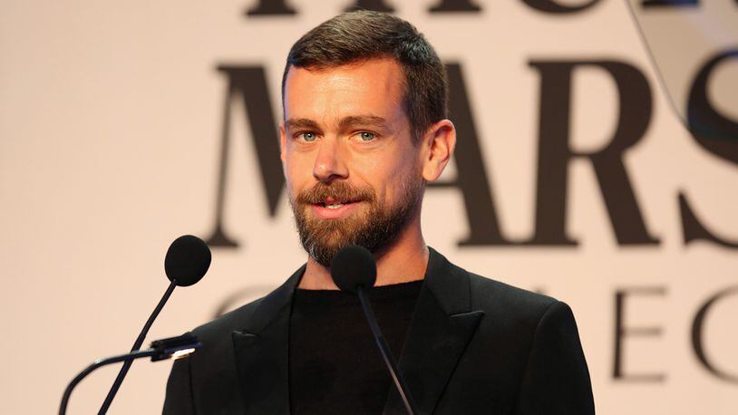 WASHINGTON, DC - NOVEMBER 21: CEO of Twitter and Square Jack Dorsey accepts the award for CEO of the Year onstage during the Thurgood Marshall College Fund 28th Annual Awards Gala at Washington Hilton on November 21, 2016 in Washington, DC. (Photo by Teresa Kroeger/Getty Images for Thurgood Marshall College Fund)