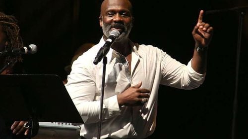 BeBe Winans speaks at a New York event in 2013. Getty Images