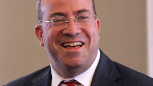 Jeff Zucker spoke to the Atlanta Press Club for a second time in 2017. He first showed up in 2013 a few months after he started there. BOB ANDRES / BANDRES@AJC.COM