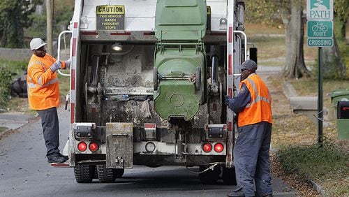 Atlanta residents’ trash pickup will be delayed a day due to the Labor Day holiday, the city announced.