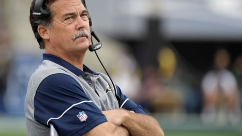 Jeff Fisher compiled a 31-45-1 record with the Rams.