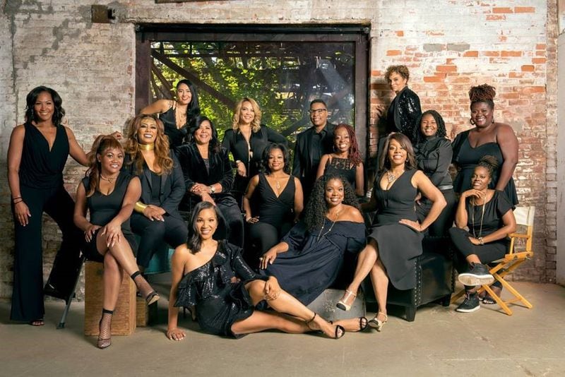 Members of Reel Divas gathered for a group photo in 2019. 
Courtesy of Donna Permell