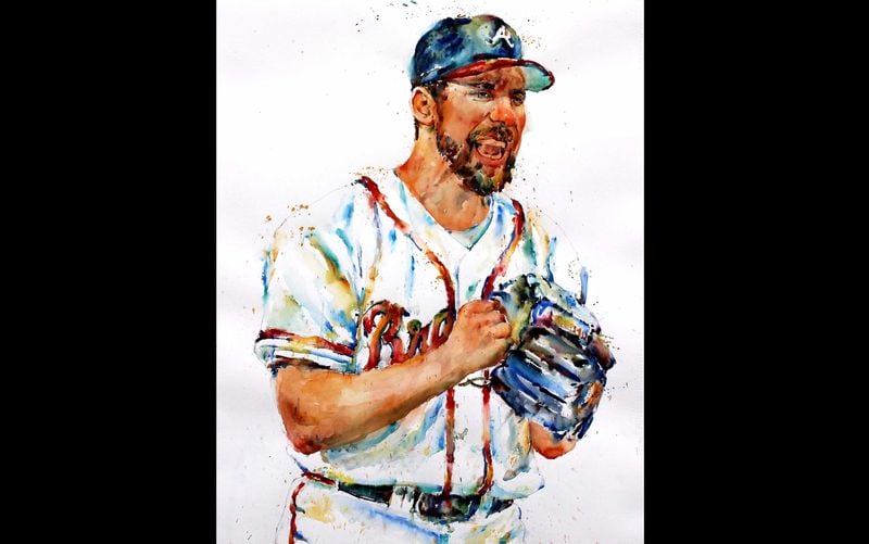 Richard Sullivan is a Kentucky watercolor artist and former professional baseball player who will have 16 paintings and 20 prints hanging in the Champions Suites and corridor.