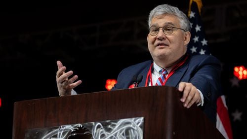 Georgia Republican Chair David Shafer said in a note to party activists that he will not seek a third term as the state's top GOP official. Nathan Posner for The Atlanta-Journal-Constitution