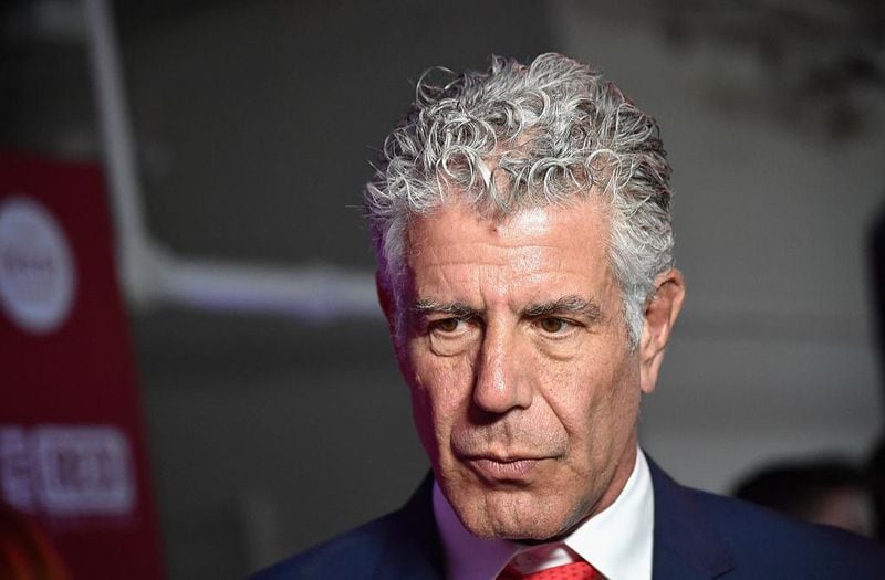 Chef Anthony Bourdain attends The (RED) Supper hosted by Mario Batali with Anthony Bourdain on June 2, 2016 in New York City.