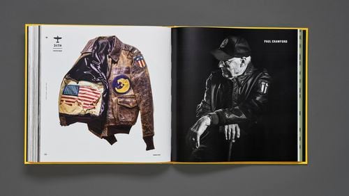 Inside Tucker photographer John Slemp's coffee table book "Bomber Boys: WWII Flight Jacket Art."
Courtesy of John Slemp