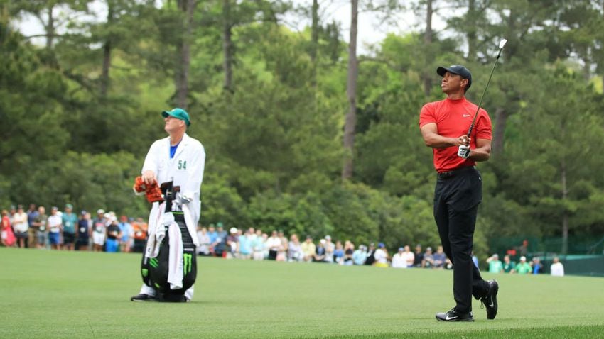 Tiger Woods' final round at the Masters