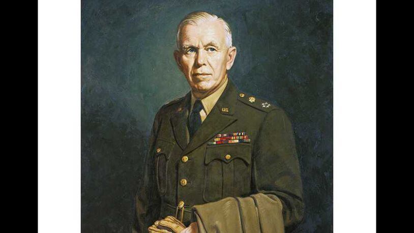 Former U.S. Secretary of State George C. Marshall. Image Credit: National Portrait Gallery.
