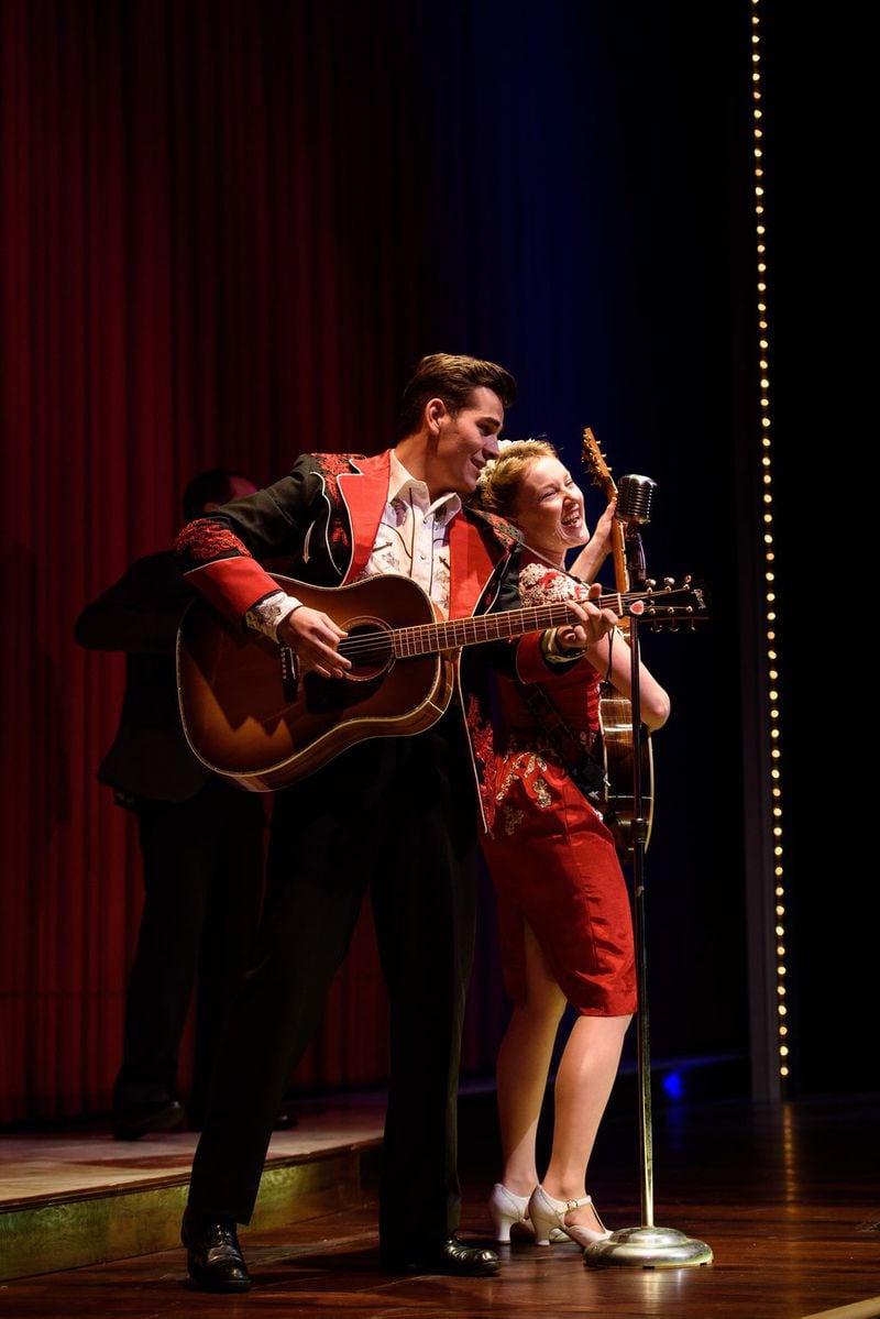 Zach Seabaugh and Sylvie Davidson in the Alliance Theatre’s “Troubadour.” CONTRIBUTED BY GREG MOONEY
