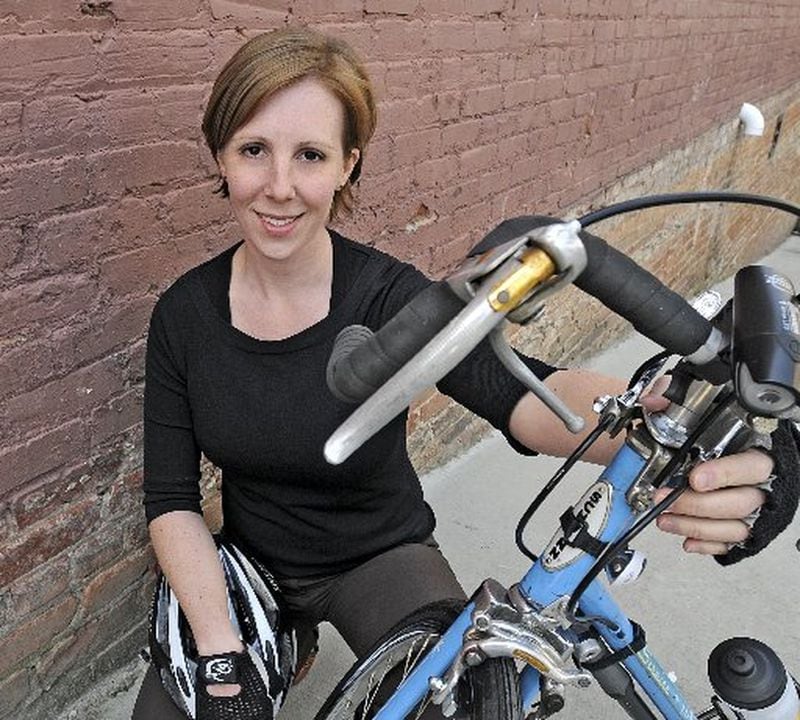 Rebecca Serna is executive director of the Atlanta Bicycle Coalition. (HANDOUT)
