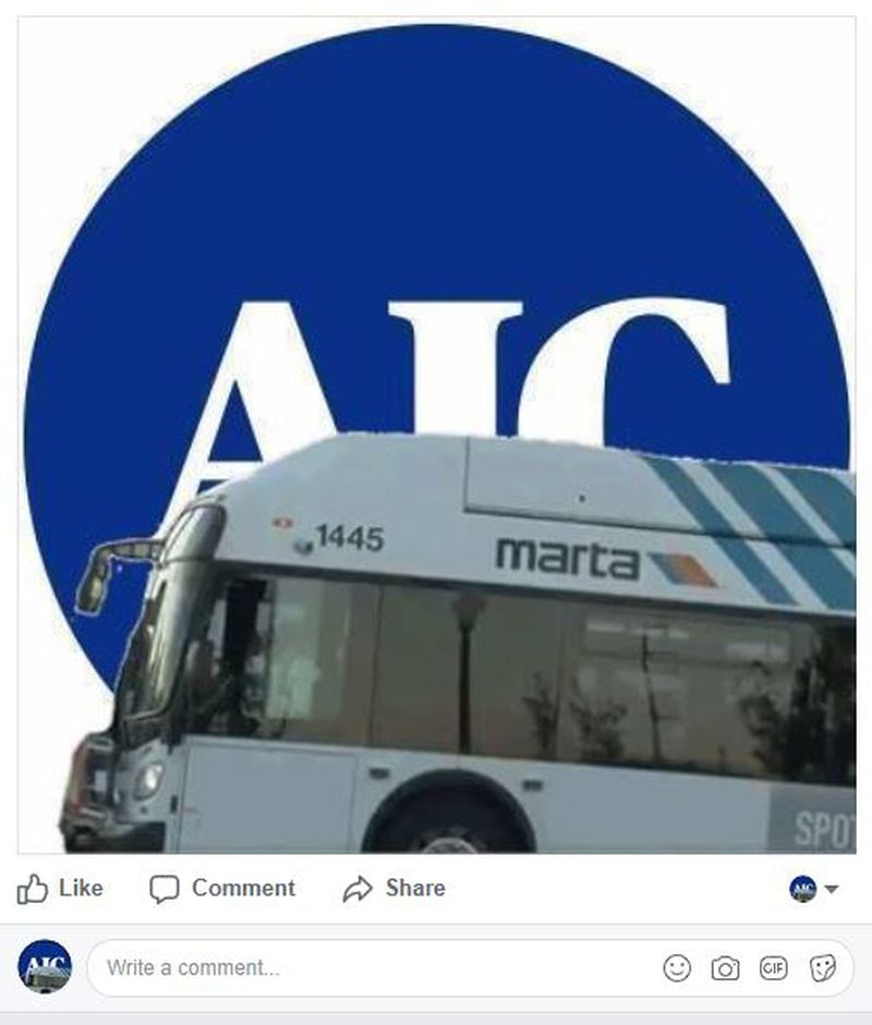 A Facebook user created a tool to make the MARTA bus that ruined a camera feed of the Georgia Dome implosion crash your Facebook picture.