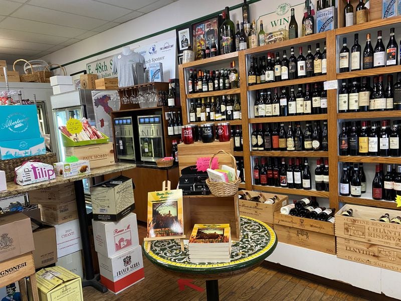 Wines from Italian producers are big part of the offerings at E. 48th Street Market in Dunwoody. Bob Townsend for The Atlanta Journal-Constitution