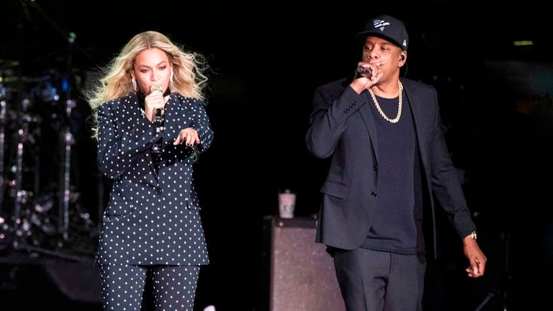 Beyonce and Jay-Z, who recently released a collaborative album as The Carters, are nominated for eight MTV Video Music Awards. This year's show, which returns to New York City's Radio City Music Hall on Aug. 20, 2018. ( AP Photo/Matt Rourke, File)