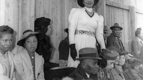 Zora Neale Hurston was a folklorist, anthropologist, and author. Her classic 1937 novel, "Their Eyes Were Watching God," is required reading. This rare photo was taken by  student Alex Rivera in 1939 on the campus of what is now North Carolina Central University. Hurston taught at the school for a year.