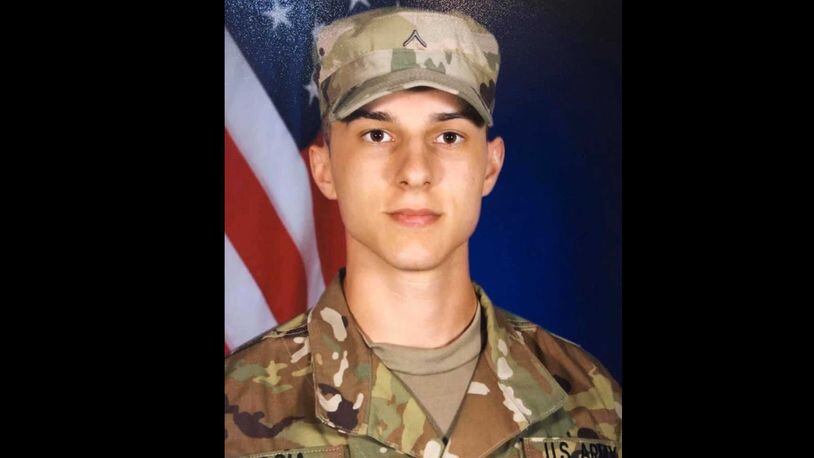 Fort Stewart to hold private memorial service for three troops killed in training accident, including Pfc. Antonio Gilbert Garcia, 21, of Phoenix, Ariz. Photo provided by Fort Stewart.