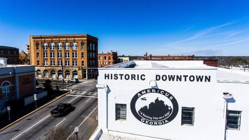 Historic downtown Americus contains a bevy of architectural styles from different time periods.” Contributed by Nick Rizkalla with Vantage Views