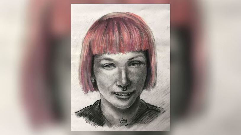 Authorities have released a sketch of the woman and asked for the public’s help to identify her.