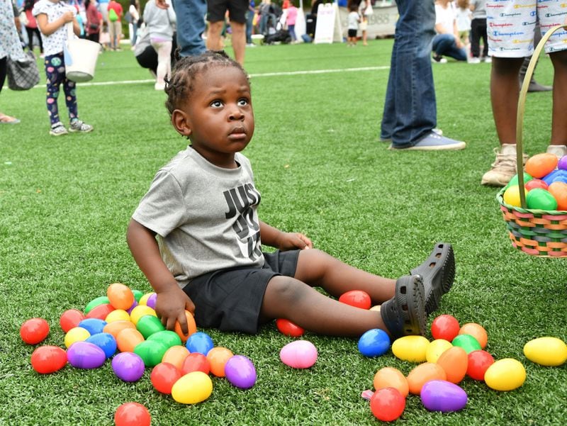 At the Marietta Community Egg Hunt, family fun arrives in the form of fun, food, games, music and an egg hunt with more than 50,000 eggs.
(Courtesy of Marietta Community Egg Hunt)