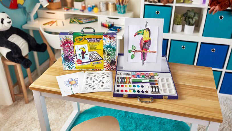 Paint, draw and more with a portable art easel.
Courtesy of Crayola