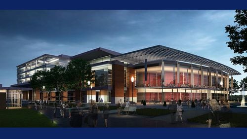 Pictured is the Sandy Springs Performing Arts Center. Sandy Springs is discussing building a new $3.3 million cultural arts center next to it that would be the home of the Georgia Commission on the Holocaust. COURTESY CITY OF SANDY SPRINGS