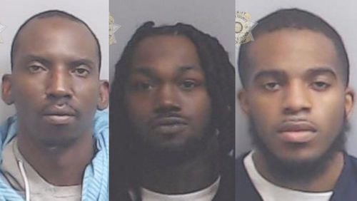 Terrance Edwards (from left), Diante Barnhill and Carlos Dill were charged with murder in separate November shootings.