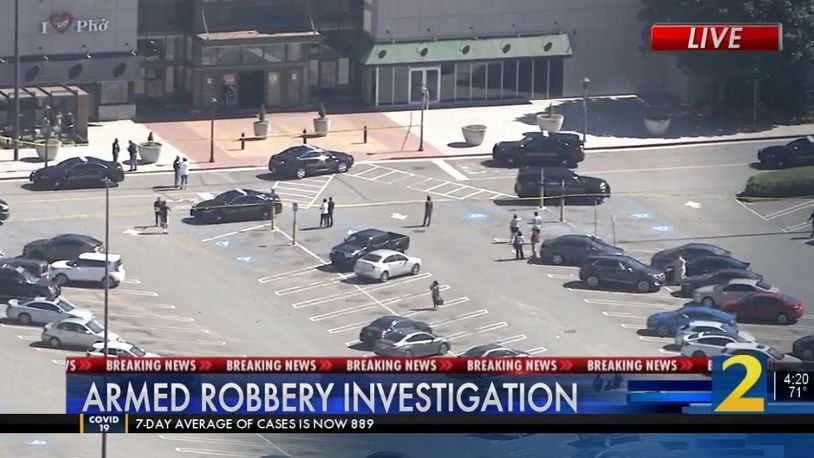Town Center shooting report turns out to be jewelry store robbery